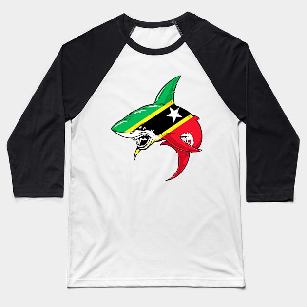 Saint Kitts Baseball T-Shirt by daybeear